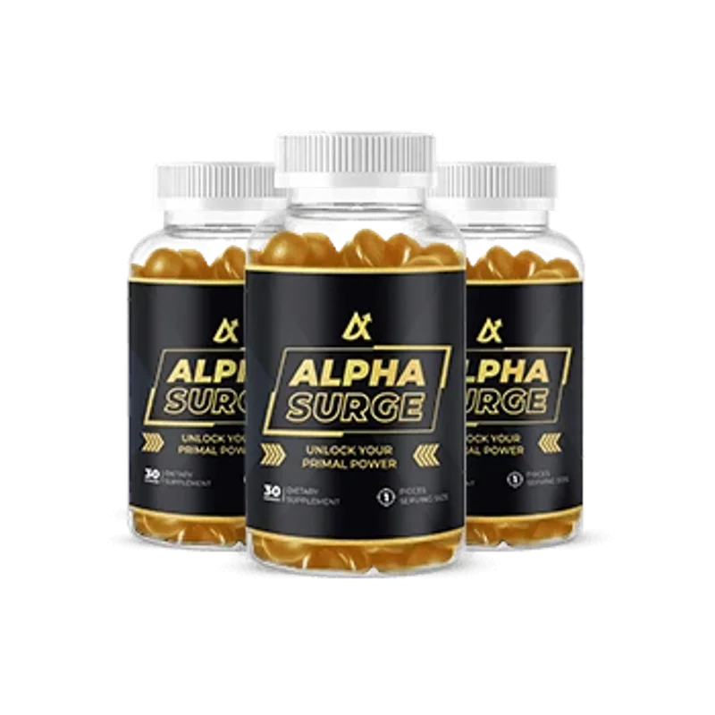Alpha Surge Men's Wellness Support — 3 Bottle / 90 Day Pack