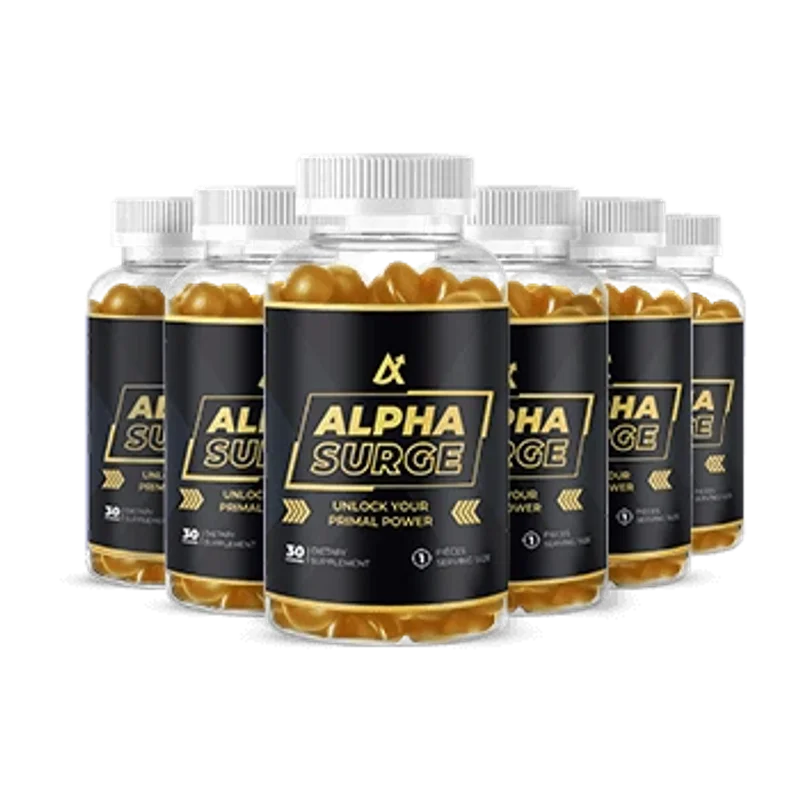 Alpha Surge Men's Wellness Support — 6 Bottle / 180 Day Pack
